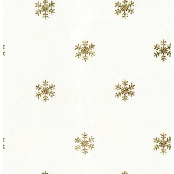 Stain-proof resined tablecloth Belum Snowflakes Gold Multicolour 250 x 150 cm