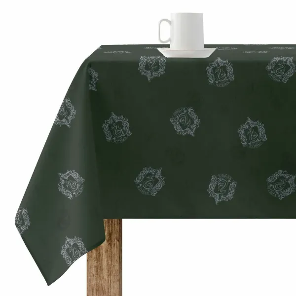 Stain-proof resined tablecloth Harry Potter Slytherin Multicolour 100 x 150 cm