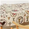 Stain-proof resined tablecloth Belum Wooden Christmas Multicolour 300 x 150 cm