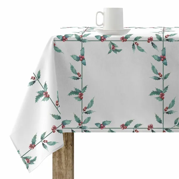 Stain-proof resined tablecloth Belum White Christmas Multicolour 100 x 150 cm