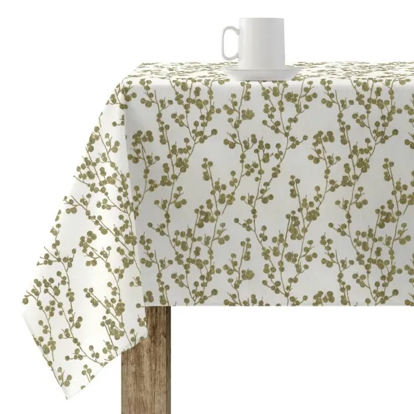 Stain-proof resined tablecloth Belum Tree Gold Multicolour 200 x 150 cm