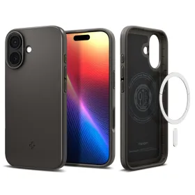 Spigen Thin Fit Mag MagSafe - Case for iPhone 17 (Gunmetal)  