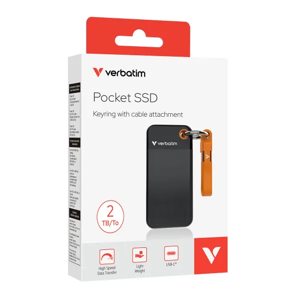 Väline Kõvaketas Verbatim 2 TB SSD Tasku