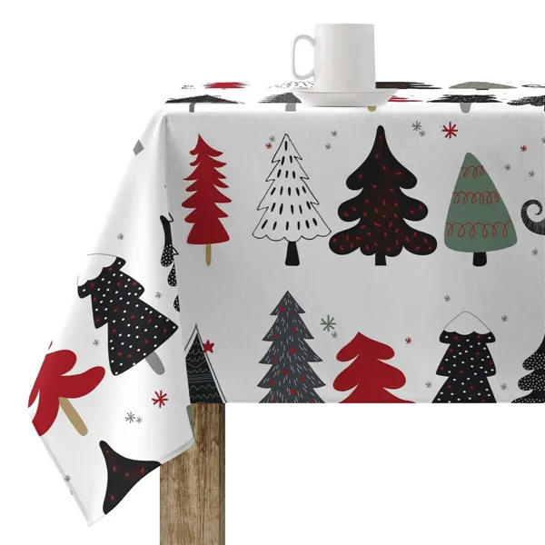 Stain-proof resined tablecloth Belum Merry Christmas Multicolour 250 x 180 cm