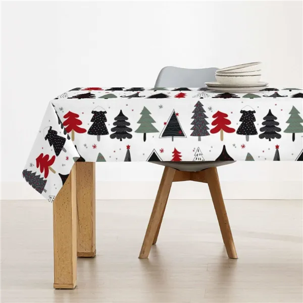 Stain-proof resined tablecloth Belum Merry Christmas Multicolour 250 x 180 cm