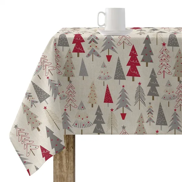 Stain-proof resined tablecloth Belum Merry Christmas Multicolour 100 x 180 cm