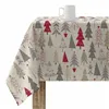 Stain-proof resined tablecloth Belum Merry Christmas Multicolour 100 x 180 cm