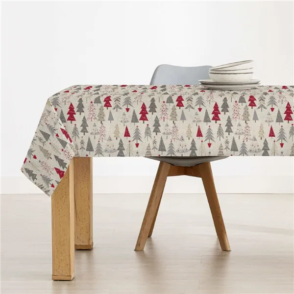 Stain-proof resined tablecloth Belum Merry Christmas Multicolour 100 x 180 cm