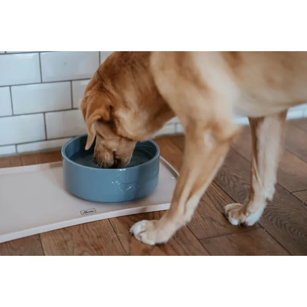 Dog Feeder Hunter OSBY Blue Ceramic 550 ml