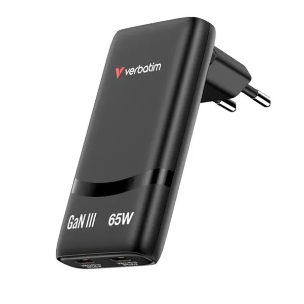 USB Cable Verbatim 32354 Black 65 W