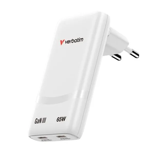 USB Cable Verbatim 32355-VERB 65 W White