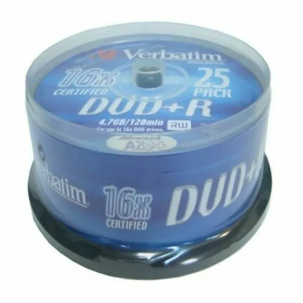 DVR + R Verbatim 43500 16x 25 pcs