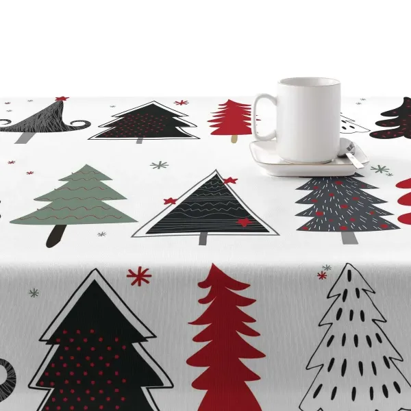 Stain-proof resined tablecloth Belum Merry Christmas Multicolour 100 x 250 cm