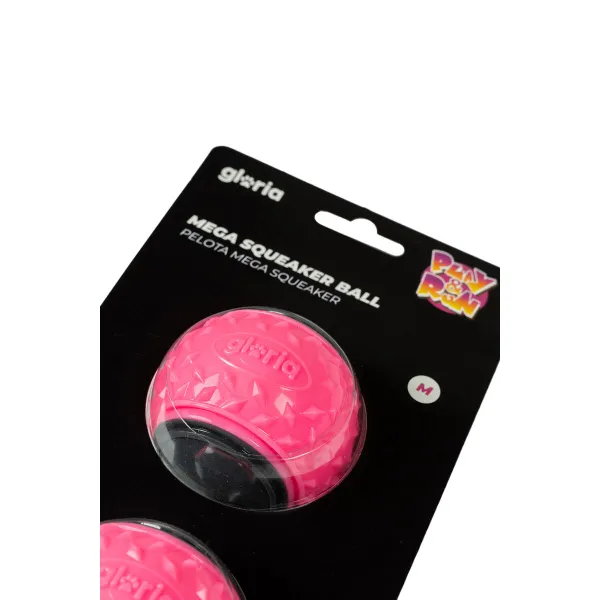 Мяч для животных Gloria PLAY AND RUN Розовый TPR M 6,35 cm 2 штук