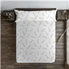 Fitted sheet Harry Potter White Grey Double