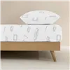 Fitted bottom sheet Friends Multicolour Single