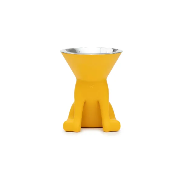 Koiran ruoka-annostelija United Pets Elisabeth Yellow Ruostumaton teräs Polyetyleeni 1 L