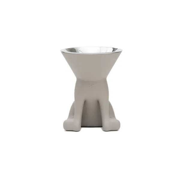 Кормушка для собак United Pets Up Elisabeth Серый Нержавеющая сталь полиэтилен 1 L