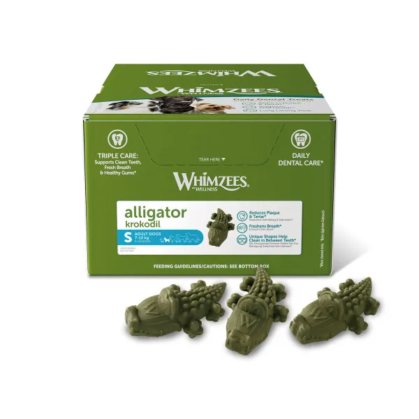 Стоматологическая конфета Whimzees Alligator (150 штук)