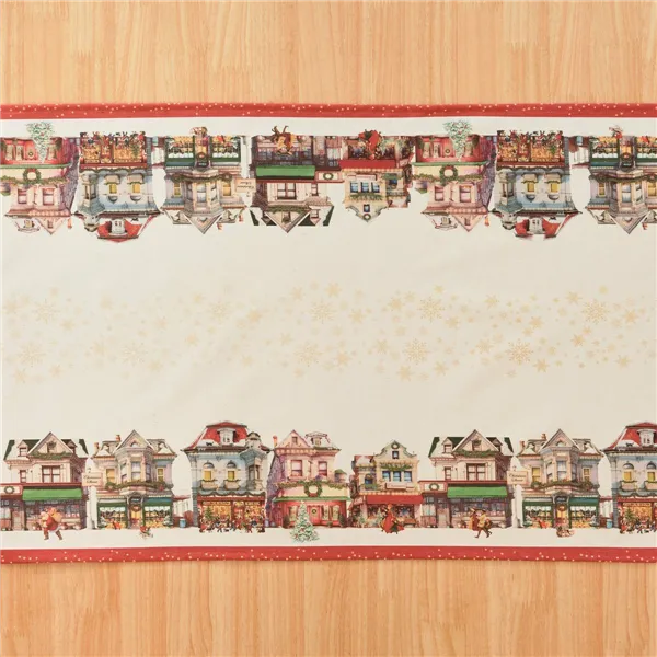 Table Runner Belum Christmas City Multicolour 45 x 140 cm