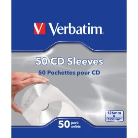 Kovalevysuoja Verbatim Fundas de CD, paq 50