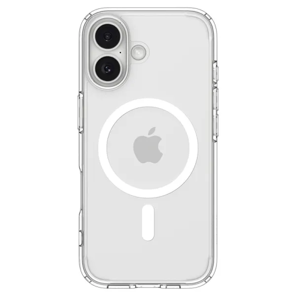 Spigen Ultra Hybrid Mag MagSafe - Case for iPhone 17 (Clear/White)  