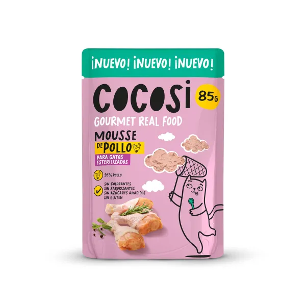 Kaķu barība Cocosi Gourmet Real Food 80 g 12 gb.