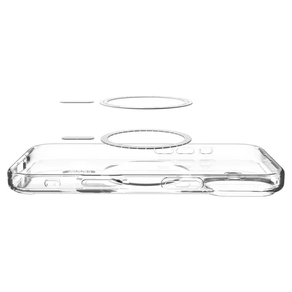Spigen Ultra Hybrid Mag MagSafe - Case for iPhone 17 (Clear/White)  