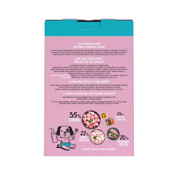 Wet food Cocosi Gourmet Fresh Food  Puppy Pig 1 kg 8 Units