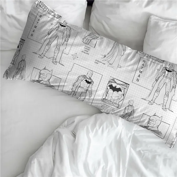 Pillowcase Batman Multicolour 175 Threads 45 x 125 cm