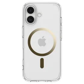 Spigen Ultra Hybrid Mag MagSafe - Case for iPhone 17 (Clear/Gold)  