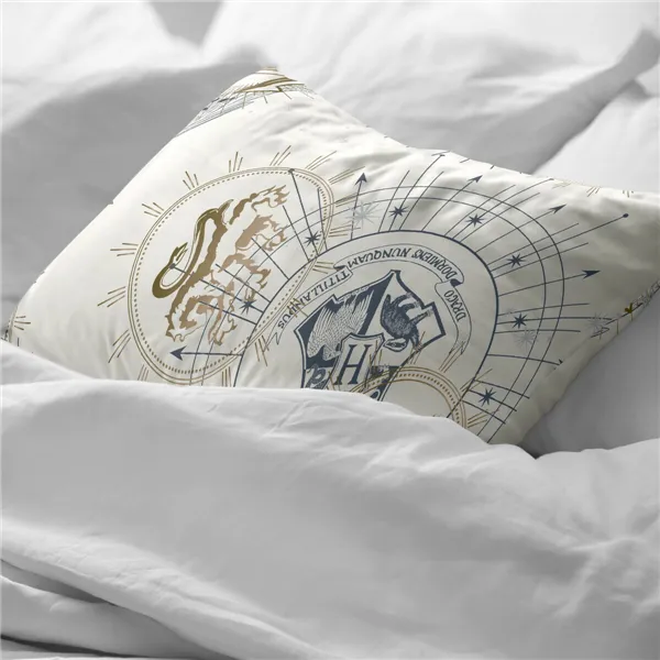 Pillowcase Harry Potter Beige Multicolour 175 Threads 40x60cm