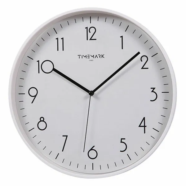 Seinäkello Timemark Valkoinen (30 x 30 cm)