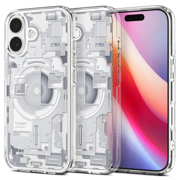 Spigen Ultra Hybrid Mag MagSafe - Case for iPhone 17 (Zero One White)  