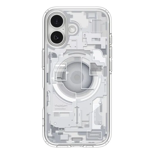 Spigen Ultra Hybrid Mag MagSafe - Case for iPhone 17 (Zero One White)  