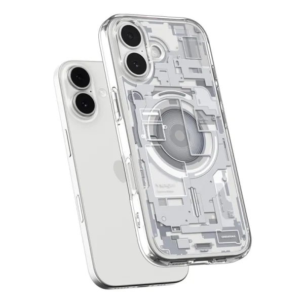 Spigen Ultra Hybrid Mag MagSafe - Case for iPhone 17 (Zero One White)  