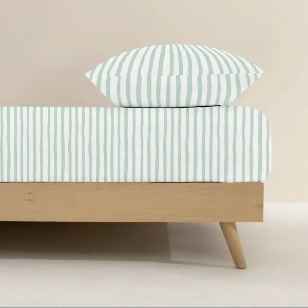 Fitted bottom sheet Kids&Cotton Mael Multicolour