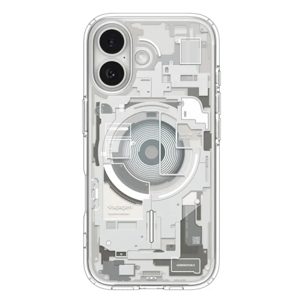 Spigen Ultra Hybrid Mag MagSafe - Case for iPhone 17 (Zero One Natural Titanium)  