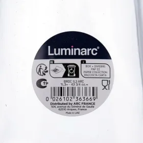 Krūka Luminarc Arc (broc) Caurspīdīgs Stikls 1,3 L