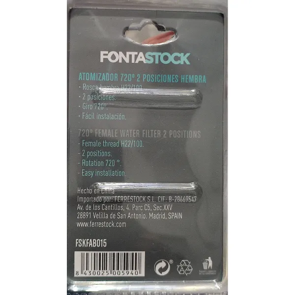 Pihusti Fontastock 2 Asendit