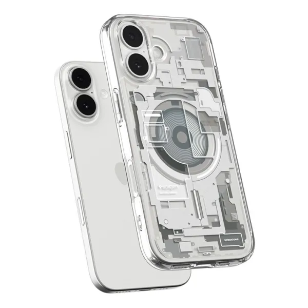 Spigen Ultra Hybrid Mag MagSafe - Case for iPhone 17 (Zero One Natural Titanium)  