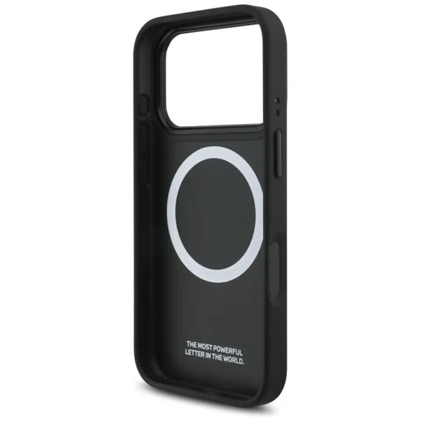 BMW M Perforated Stripe Logo MagSafe - iPhone 17 Pro Case (Navy Blue)