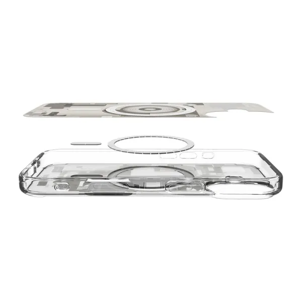 Spigen Ultra Hybrid Mag MagSafe - Case for iPhone 17 (Zero One Natural Titanium)  