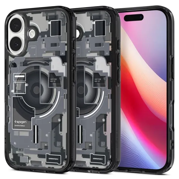 Spigen Ultra Hybrid Mag MagSafe - Case for iPhone 17 (Zero One Black)  