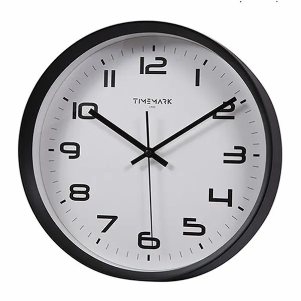 Seinäkello Timemark Musta 30 x 30 cm