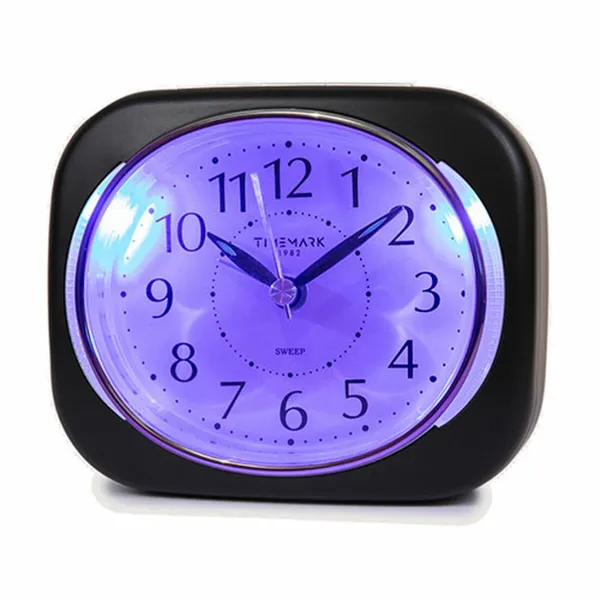 Analoginen herätyskello Timemark 10 x 8,5 x 4 cm Musta Muovinen Klassinen