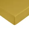 Fitted bottom sheet Decolores Liso Mustard Double