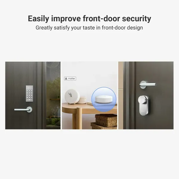 Älykäs lukitus Ezviz DL01PRO-DL01CP- Valkoinen Harmaa Alumiini