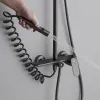 Душевая стойка Fontastock Серый Нержавеющая сталь ABS H 1/2" Смеситель с одной ручкой