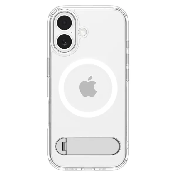 Spigen Ultra Hybrid S Mag MagSafe - Case for iPhone 17 (Clear/White)  